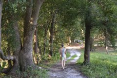 Walk in the woods - Nude but not Nude