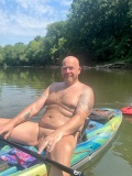 Nude on the River -  Out in Nature