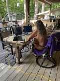 Working From Camp -  At our Club